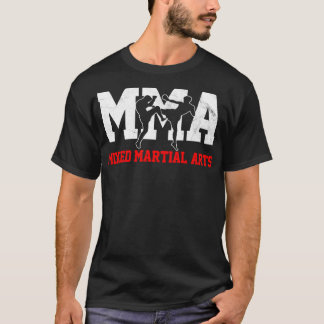 Mma KickboxinファイタークラシックTシャツ Tシャツ