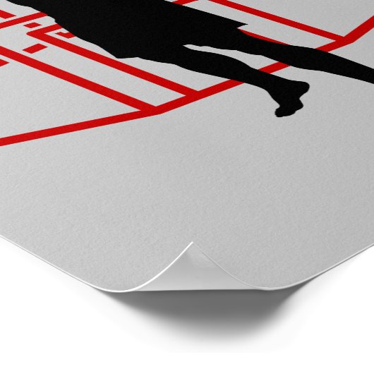 Mma Mens Mixed Marshal Arts Cage Fighter Ready ポスター (角)