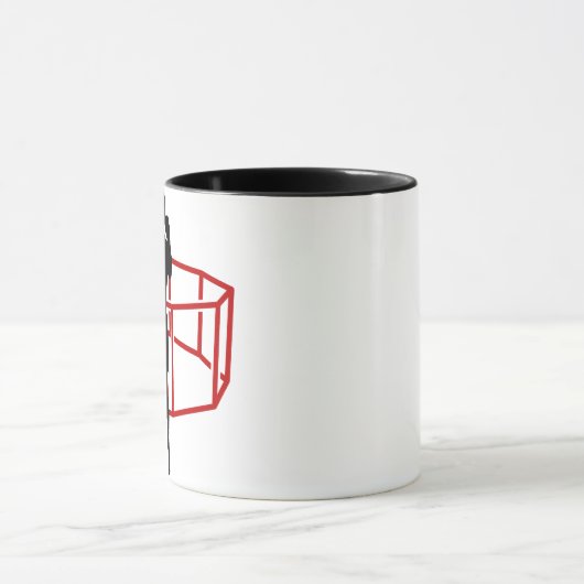 Mma Mens Mixed Marshal Arts Cage Fighter Ready マグカップ (中央)