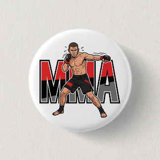 MMA Mixed Martial Arts Fighter Button Pin 缶バッジ