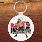MMA Mixed Martial Arts Fighter Keychan キーホルダー (裏面)