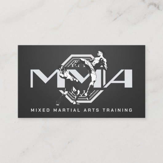 MMA - Mixed Martial Arts Training 名刺 (正面)