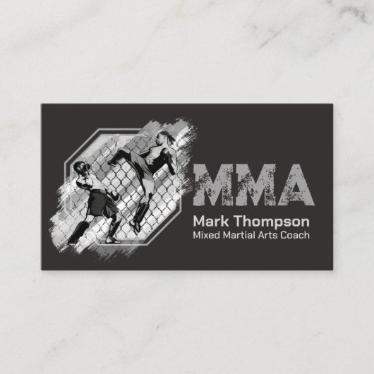 MMA - Mixed Martial Arts Training 名刺 (正面)