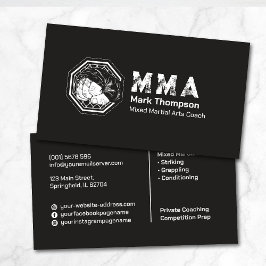 MMA - Mixed Martial Arts Training 名刺