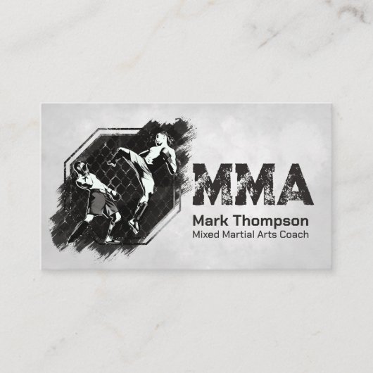 MMA - Mixed Martial Arts Training 名刺 (正面)