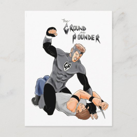 Mma Superhero 「グランドとポンダー」 ポストカード (正面)