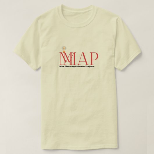 MMAPマインドマスタリング起動プログラムメンズティー Tシャツ (デザイン正面)