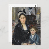 Mme Boursierとその娘 | ベルザモリソト ポストカード (正面/裏面)