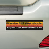 MMeM、Get www.MidwesternMeditations.comで掲示しました バンパーステッカー (車上)