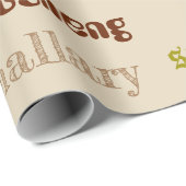 Mmetropolim著ユニセックスな名前の包装紙 ラッピングペーパー (ロールコーナー)