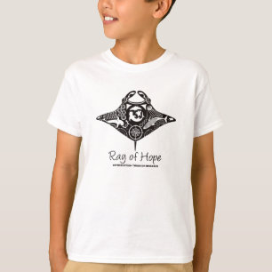 MMF青年Tシャツの黒のプリントマンタの希望の光 Tシャツ