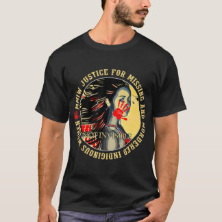 MMIWの殺害された恋しく思先住民に対する正義 Tシャツ
