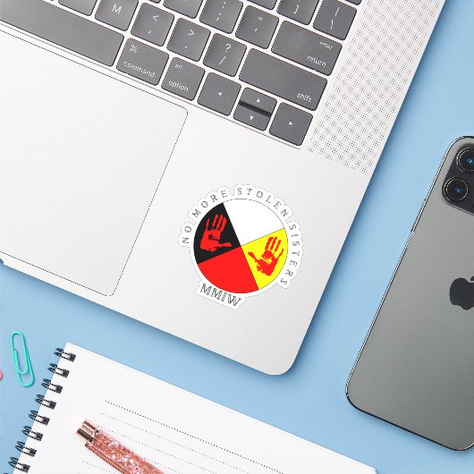 MMIWステッカー シール (ノートパソコンとiPhone)