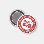 MMIW認識度お客様忘れは マグネット (正面/裏面)