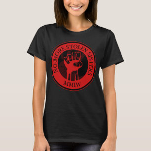 MMIW認識度先住民女性 Tシャツ