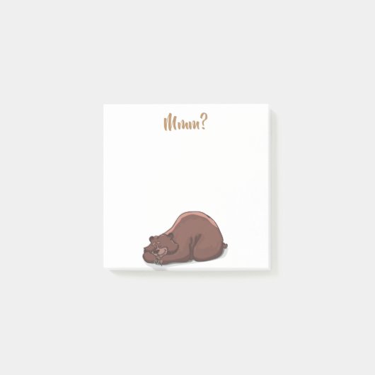 Mmmか。 //の睡眠くま ポストイット (正面)