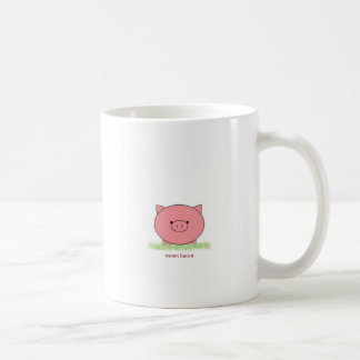 MmmベーコンのPiggieのマグ コーヒーマグカップ