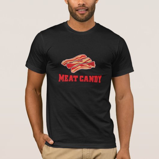 MMMベーコン! 肉キャンデー Tシャツ (正面)