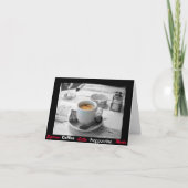 Mmm…コーヒー カード (正面)