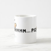 Mmm…パイコーギー[赤くか白い] コーヒーマグカップ (中央)