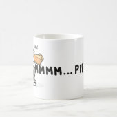 Mmm…パイコーギー[青いmerleのカーディガン] コーヒーマグカップ (中央)