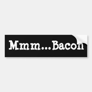 Mmm…ベーコン バンパーステッカー