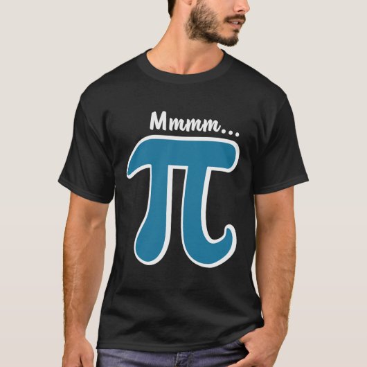 Mmm Pi MmmパイシャツPi Day S 2025 Math Pun Tシャツ (正面)