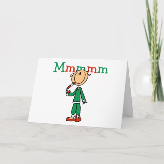MmmmキャンディカンTシャツとギフト シーズンカード (正面)