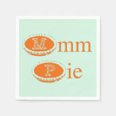 Mmmmパイ（感謝祭） スタンダードカクテルナプキン (正面)