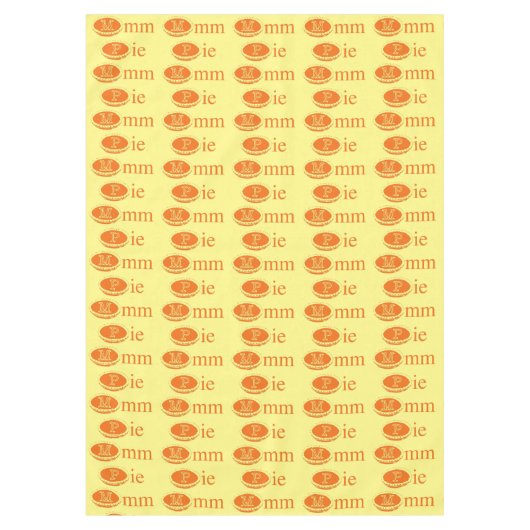 Mmmmパイ（感謝祭） テーブルクロス (正面)