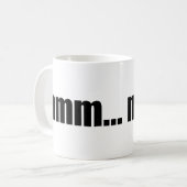 Mmmm肉! コーヒーマグカップ (正面左)