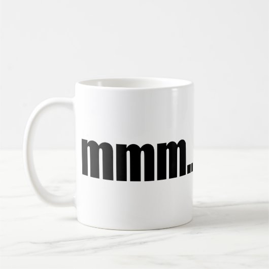 Mmmm肉! コーヒーマグカップ (左)