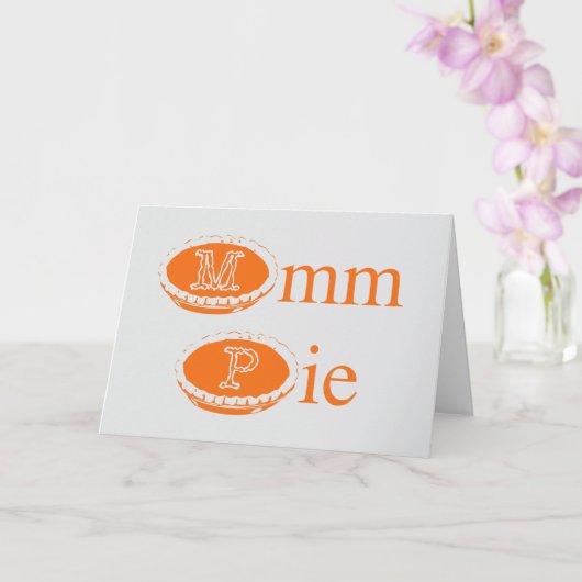 Mmmmm Pie (Thanksgiving)  カード (蘭)