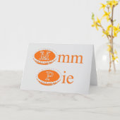 Mmmmm Pie (Thanksgiving)  カード (黄色い花)