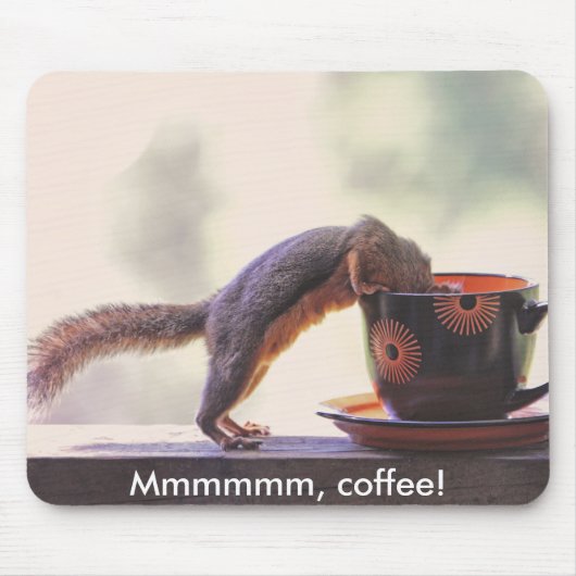 Mmmmmmのコーヒー! マウスパッド (正面)
