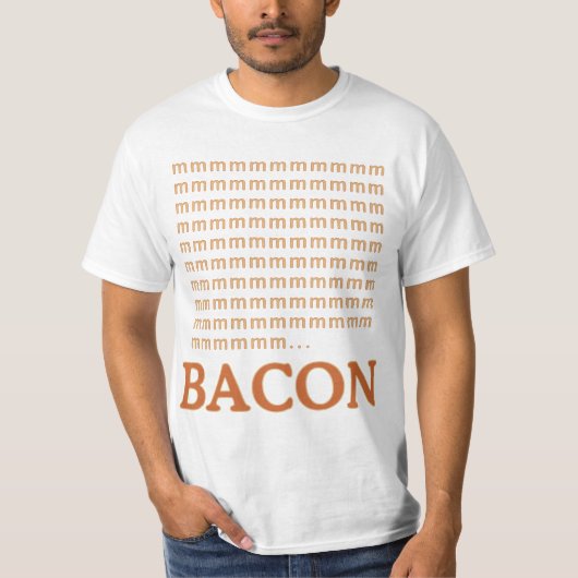 mmmmmmmmmmmmmm...ベーコン tシャツ (正面)