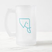 MMNHによって曇らされるマグ フロストグラスビールジョッキ (左)