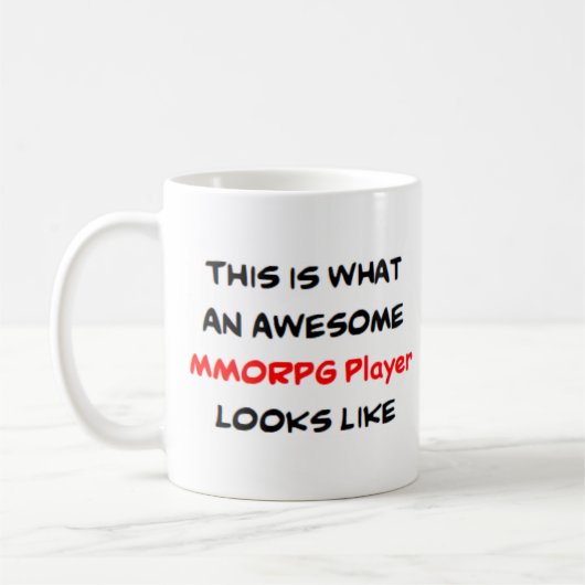 mmorpgプレーヤー,コーヒ素晴らしーマグ コーヒーマグカップ (左)