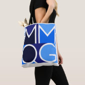 MMQGはっきりしたトート トートバッグ (クローズアップ)