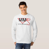 MMRの長袖のワイシャツ Tシャツ (正面フル)