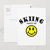 MMS：スキー ポストカード (正面/裏面)