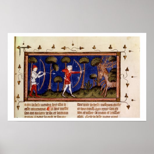 MMS Fr 12399 f.38狩りのシーン、の本から ポスター (正面)