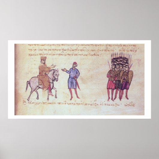 MMS Vitr 26-7ビザンチン軍が敗走 ポスター (正面)