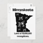 MNポストカードおもしろいのミネスケータ地 ポストカード (正面/裏面)