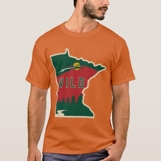 Mnワイルドアウトライン Tシャツ (正面)