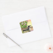 MN州バードフラワーロオンレディースリッパ スクエアシール (封筒)