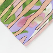 MN州バードフラワーロオンレディースリッパ フリースブランケット (角)