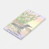 MN州バードフラワーロオンレディースリッパ ポストイット (アングル)