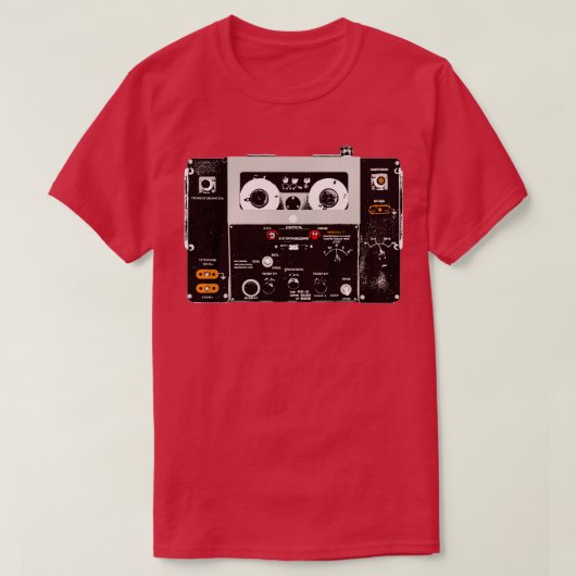 MN61ソ連時代ワイヤレコーダーオリジナルUSSRファンギ Tシャツ (デザイン正面)