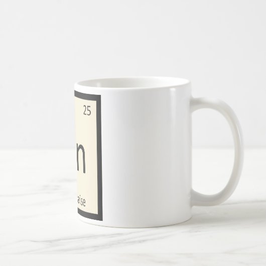 Mn -マヨネーズの香辛料化学周期表 コーヒーマグカップ (右)